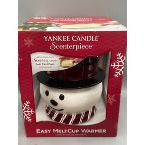 Yankee Candle Scenterpiece Jack Frost Snowman Easy MeltCup Warmer NEW